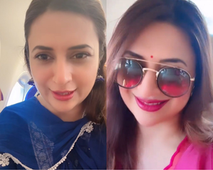 Divyanka flies to hometown Bhopal, casts vote with 'sehat ka rakhwala' hubby