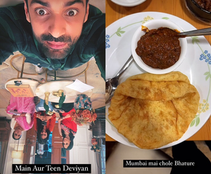 Karan Wahi digs into chhole bhature with ‘Teen Deviyan’ during night shoot