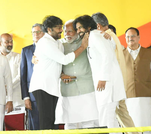 Brothers in arms: Pawan Kalyan’s swearing-in makes Chiranjeevi proud