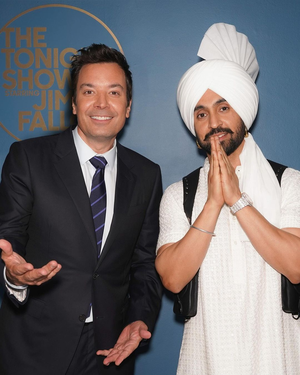 Jimmy Fallon says ‘Sat Sri Akal’ as Diljit Dosanjh teaches him Punjabi