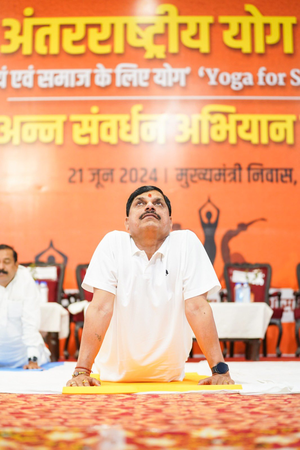 MP CM kick-starts ‘Anna Samvardhan Abhiyan’ on International Yoga Day