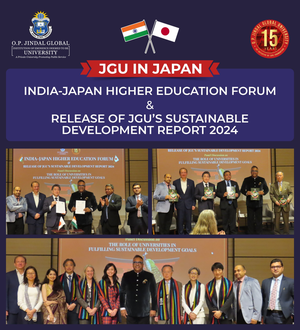 JGU's Sustainable Development Report 2024 released in Tokyo at India-Japan Higher Education Forum