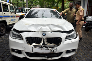 BMW crash: CM Shinde relieves Palghar Shiv Sena Dy Leader Rajesh Shah