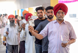 23 pc voter turnout in first four hours in Jalandhar (West) bypoll