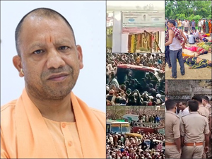 CM Yogi Adityanath leaves for Hathras