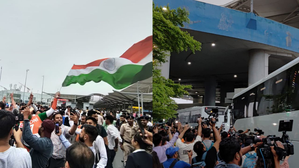 'The 11-year wait is over': Spirited fans give jubilant welcome to T20 champs on arrival