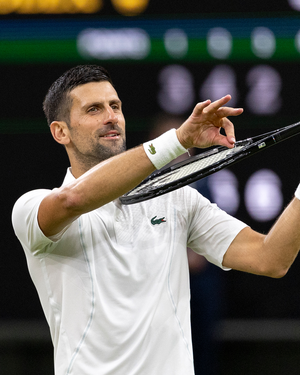 Djokovic glides past Rune to enter 15th Wimbledon quarterfinal
