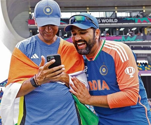 'My confidant, my coach and my friend': Rohit pens special note for Dravid