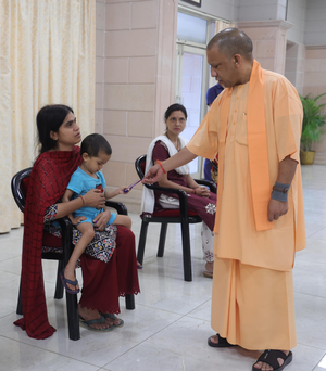 UP CM holds 'Janata Darshan', listens to grievances