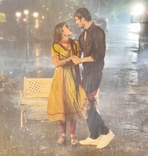 Paras Kalnawat, Adrija Roy shoot dreamy 'baarish wala romance’ for 'Kundali Bhagya'