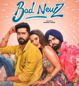 'Bad Newz': Vicky Kaushal, Triptii Dimri and Ammy Virk trio suffer at the hands poor screenplay – IANS Rating: **