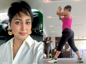 Hina Khan is taking 'one step at a time' as she drops workout video amid chemotherapy