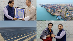 Bhutan King, PM visit Adani's 30 GW Renewable Energy site at Khavda & Mundra Port