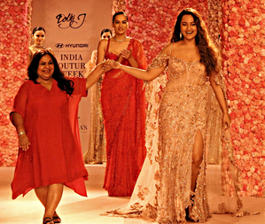 FDCI Couture Week: Sonakshi turns muse for Dolly J; says she feels ‘glam, feminine’