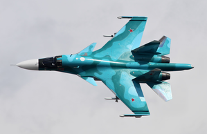 Russian Su-34 fighter jet crashes in Volgograd region during training flight