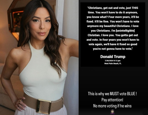 Eva Longoria makes blunt appeal to vote for Democrats: No more voting if Trump wins