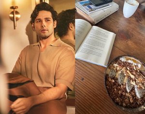 What is on Siddhant Chaturvedi’s menu while reading?