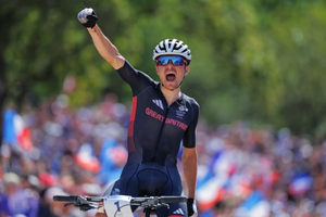 Paris Olympics: Briton Pidcock wins 2nd mountain bike gold despite a flat tyre