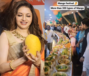 Bhagyashree celebrates the 'king of fruits', thrilled to witness 300 varieties of mango