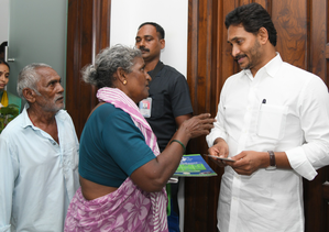 Ex-Andhra CM Jagan interacts with YSRCP workers, people for first time after losing power
