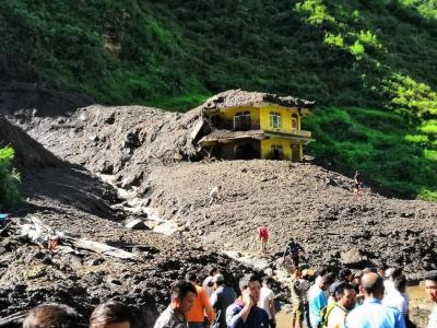 25 bodies recovered, 34 missing from two buses hit by landslides in Nepal