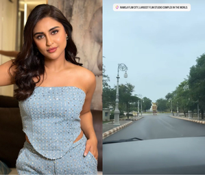 Krystle D'Souza starts shooting for next project at Ramoji film city, gives a sneak peek