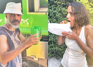 Mark Wahlberg sends out food truck to treat Halle Berry with burgers, margaritas