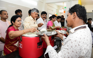 Andhra CM Chandrababu Naidu re-launches 'Anna' Canteens