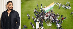 Ajay Devgn hoists Tricolor in London with 'Son of Sardar 2' team