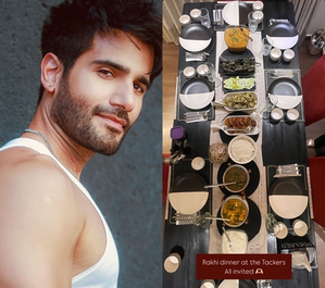 Karan Tacker gives peek into lavish Raksha Bandhan dinner at his house